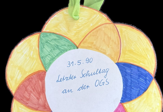 1990-07 Letzter Schultag - Schule